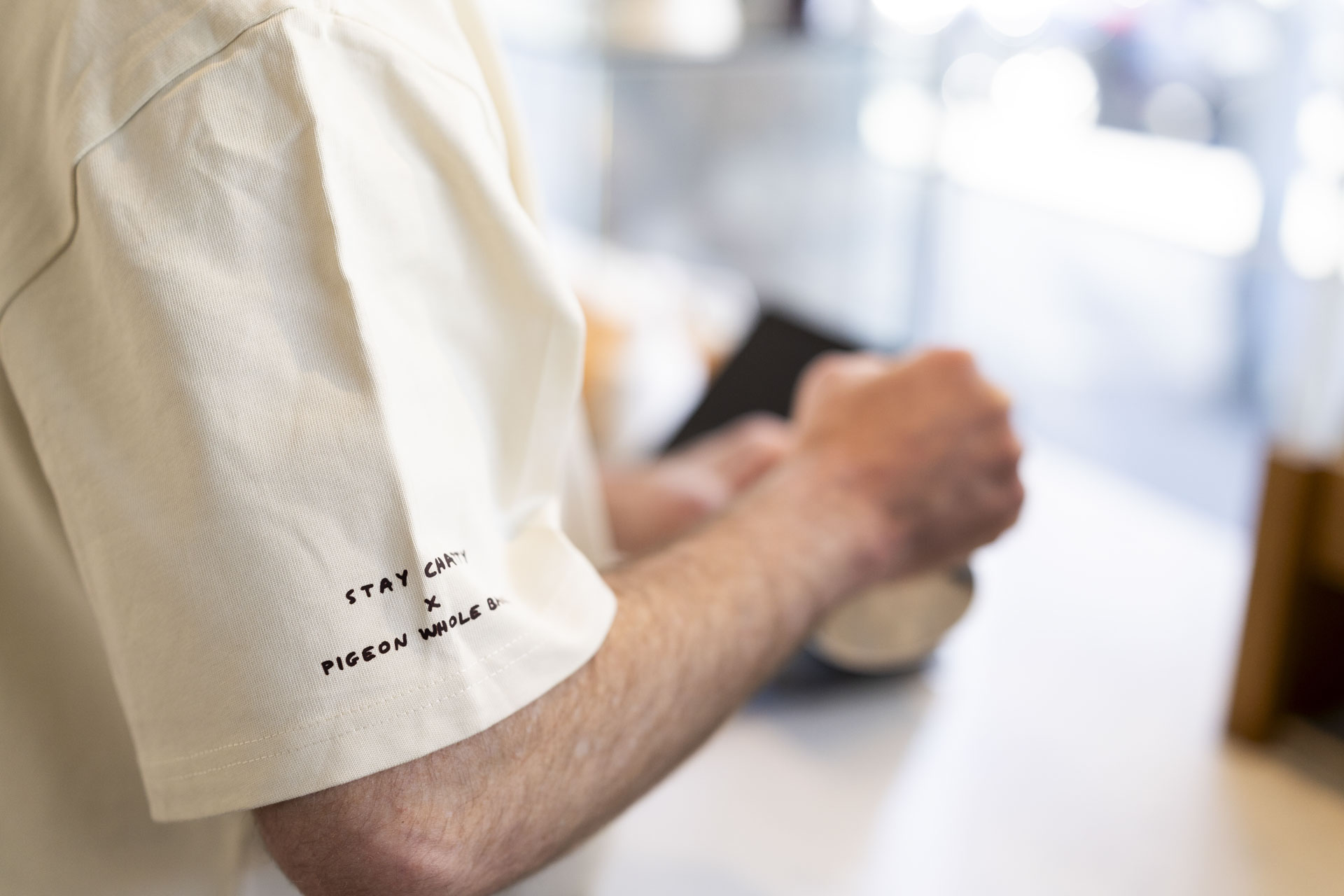 Pigeon Whole Bakers x Stay ChatTY Limited-Edition Tee - Image 6